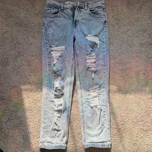 Wild fable size 6 ripped mom jeans